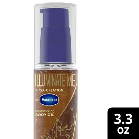 vaseline shimmering body oil|best light reflective body oil.